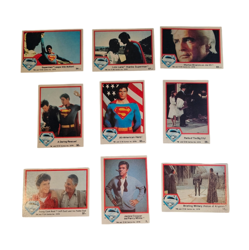 Superman The Movie Trading Card Box 36 unopened packs Topps 1978 VINTAGE
